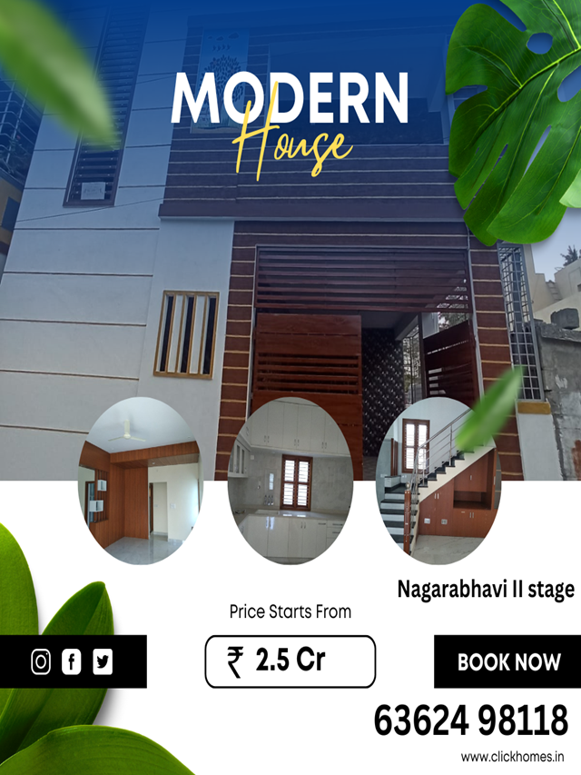 Modern House in Nagarbhavi
